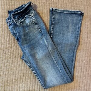 SHEIN ICON Solid Washed Jeans